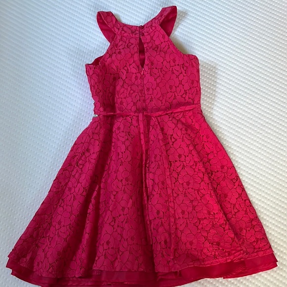 Hot Pink Girls Dress - Picture 7 of 9